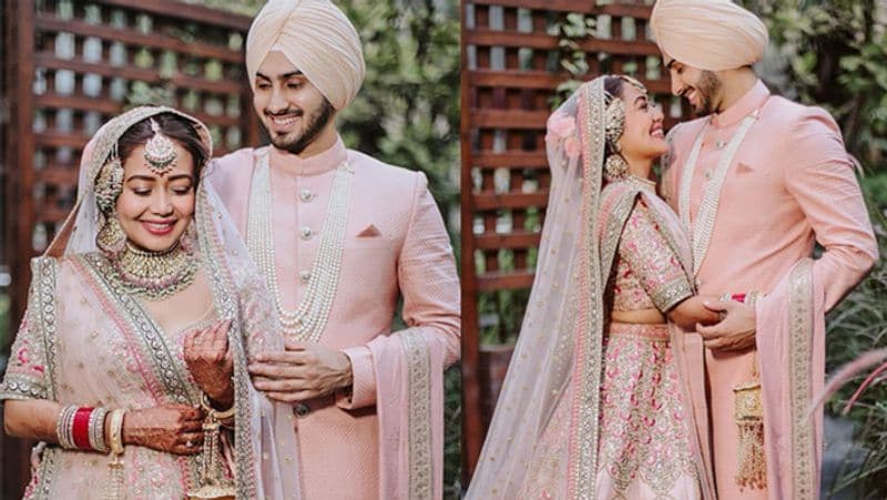 Neha Kakkar reveals who gifted her dream wedding lehenga dpl
