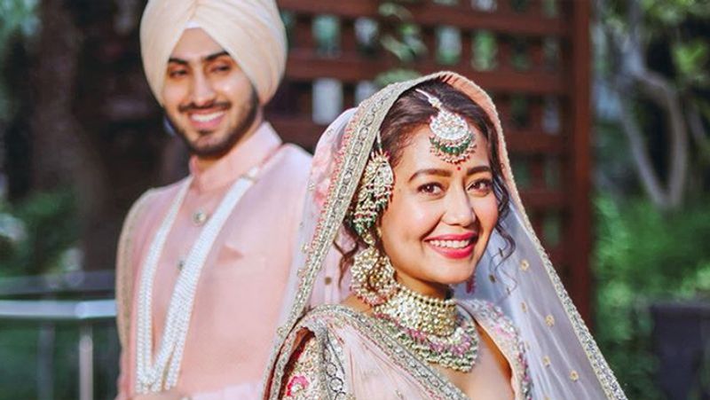 Neha Kakkar reveals who gifted her dream wedding lehenga dpl