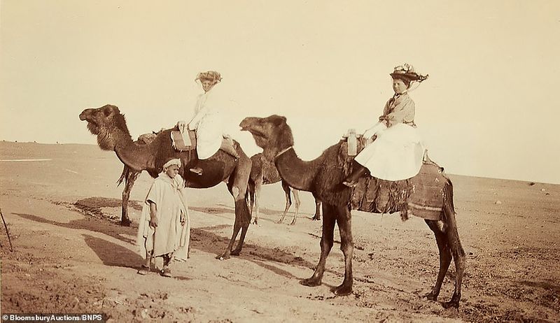 112 year old family album contains photos and postcards