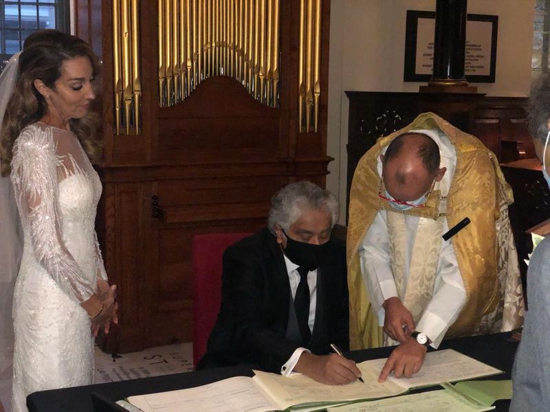 Second innings Harish Salve gets married to London based artist pod