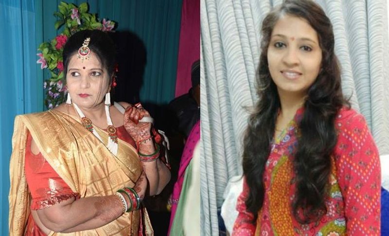 आरोपी निकिता दो महीने से गर्भवती है, इसी महीने सास को शक हुआ कि बहू के पेट में पल रहा यह बच्चा ससुर यानि उसके पति का है। तो वह आए दिन निकिता से विवाद के साथ ताना मारती रहती थी। मंगलवार रात भी दोनों के बीच इस मामले पर जमकर झगड़ा हुआ था। लेकिन विवाद इतना बढ़ गया कि बहू ने सास को मार डाला। (मृतक रेखा अग्रवाल और कातिल बहू निकिता की फाइल फोटो)