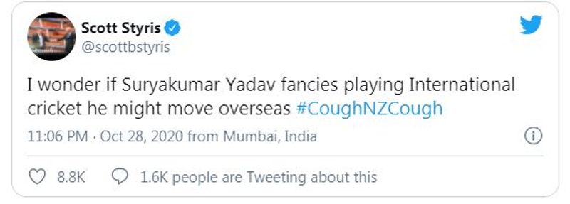 Former Cricketer Scott Styris suggests Suryakumar Yadav to play for New Zealand if he fancies international cricket kvn