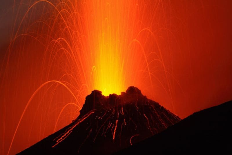 images Stromboli and Filicudi islands