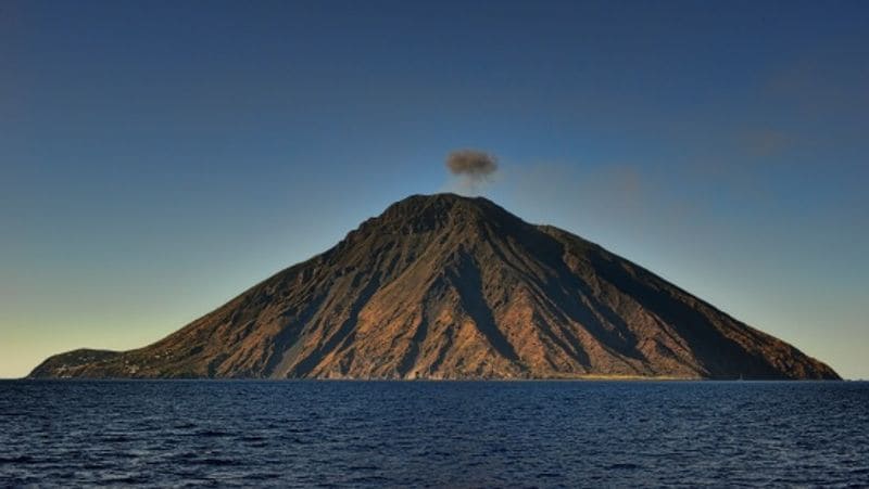 images Stromboli and Filicudi islands
