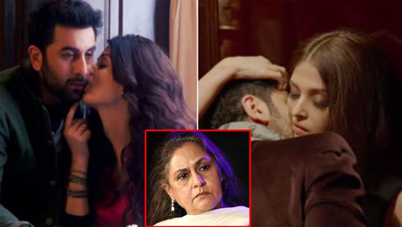 রণবীরের কাপুরের সঙ্গে ঐশ্বর্যকে দেখে জয়া বচ্চন প্রকাশ্যে মন্তব্য করেছিলেন কোনও লজ্জা নেই। এমনকী ছবি থেকে ঘনিষ্ঠ মুহূর্ত বাদ দেওয়ারও কথা ভেবেছিলেন অমিতাভ-জয়া।