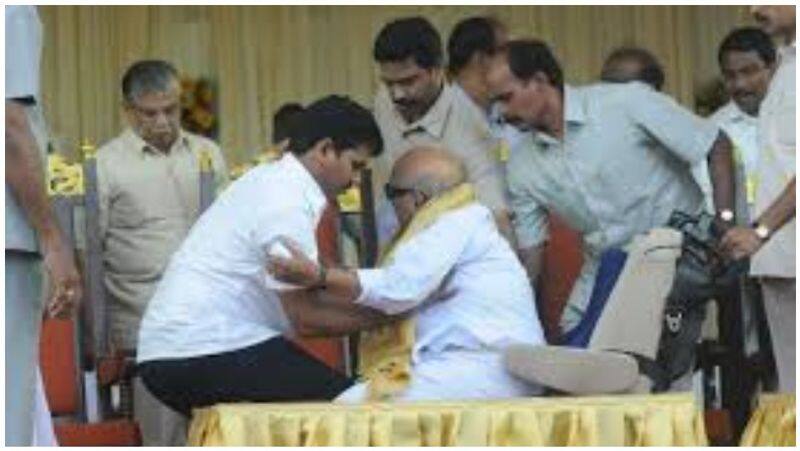 The ugliness heard in the middle of the night at Karunanidhi's tomb ... pity for the shadow