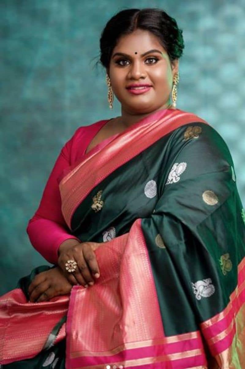 roboshankar daughter indraja saree look photo shoot