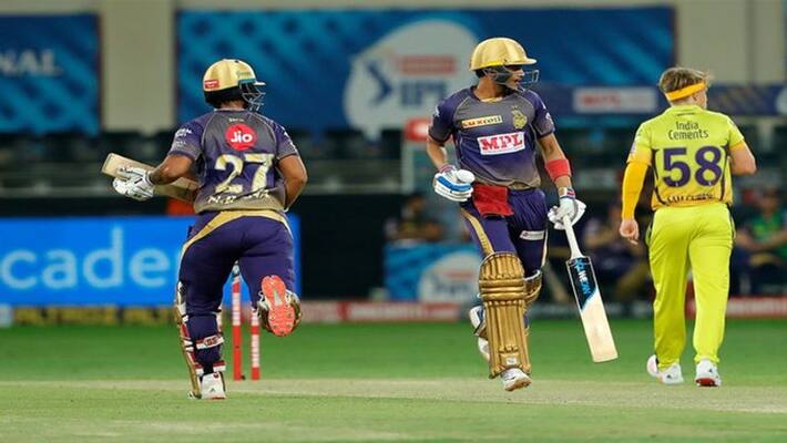 KKR puts 173 runs target to CSK in second leg of IPL 2020 spb KKR puts 173 runs target to CSK in second leg of IPL 2020 spb