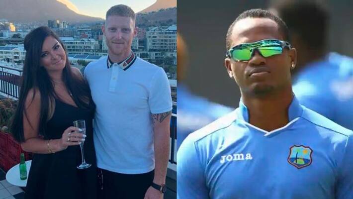 IPL 2020, Marlon Samuels disgusting attacks Ben Stokes' wife on social media spb IPL 2020, Marlon Samuels disgusting attacks Ben Stokes' wife on social media spb
