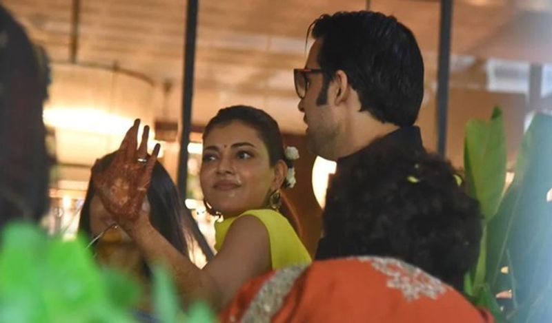 Kajal Aggarwal and gautham Love Time Photos going viral