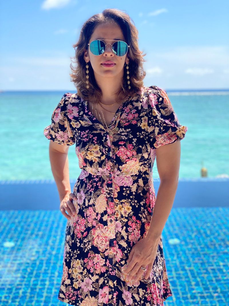 Indian Badminton player Saina nehwal hot Instagram photos in Maldives CRA
