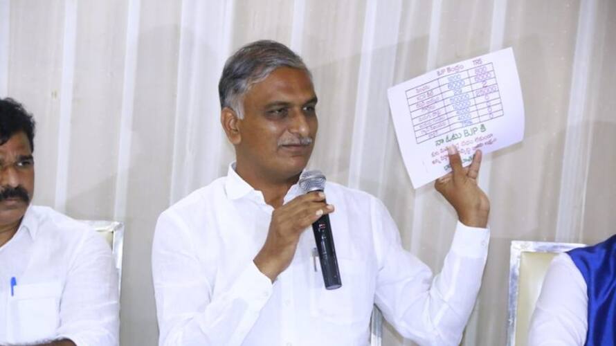 Telangana Finance Minister Harish Rao Reacts On union Budget 2023 Telangana Finance Minister Harish Rao Reacts On union Budget 2023