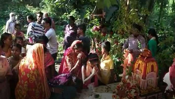 Due to rumors a stone worship by villagers at Midnapore ASB Due to rumors a stone worship by villagers at Midnapore ASB