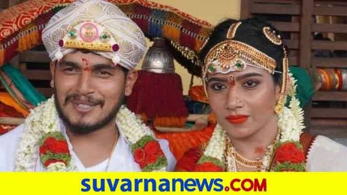 Kannada rajahamsa actor gowrishikar ties knot with aruna vcs Kannada rajahamsa actor gowrishikar ties knot with aruna vcs