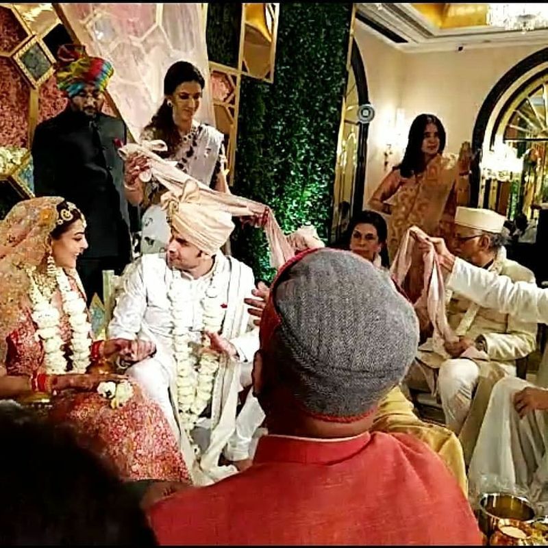 Kajal aggarwal gautam kitchlu Marriage Moment Photos going viral