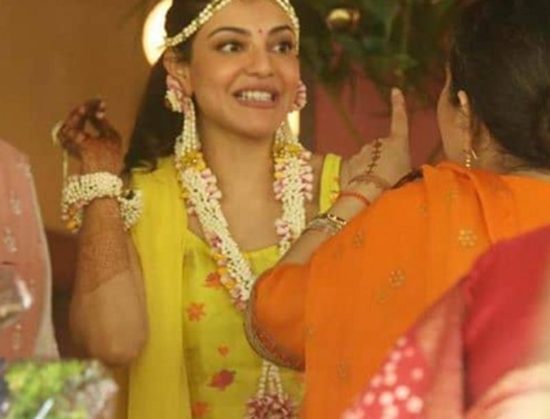 Kajal aggarwal and gautam kitchlu fairytale wedding picture vcs