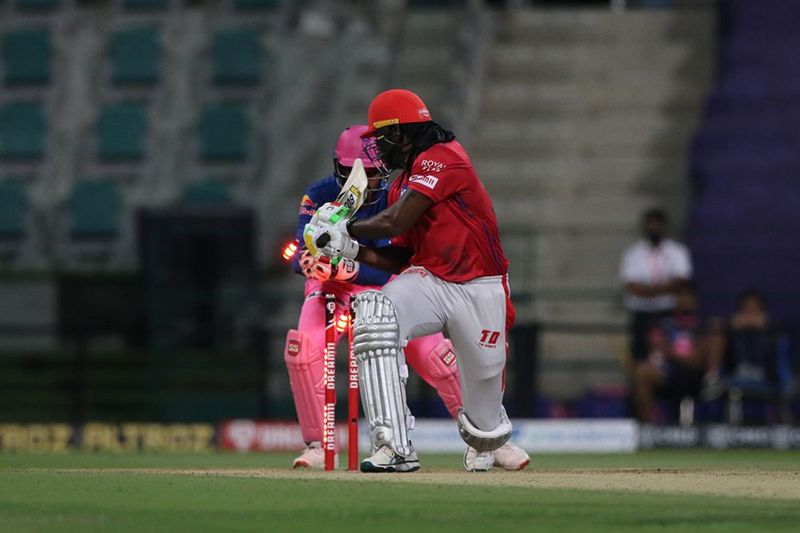 IPL 2020 kxip vs rr Chris Gayle again blast in ipl