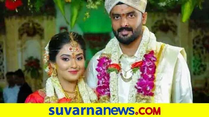 Kannada tulasidala actress spoorthi gowda ties wedding with ashwin vcs Kannada tulasidala actress spoorthi gowda ties wedding with ashwin vcs
