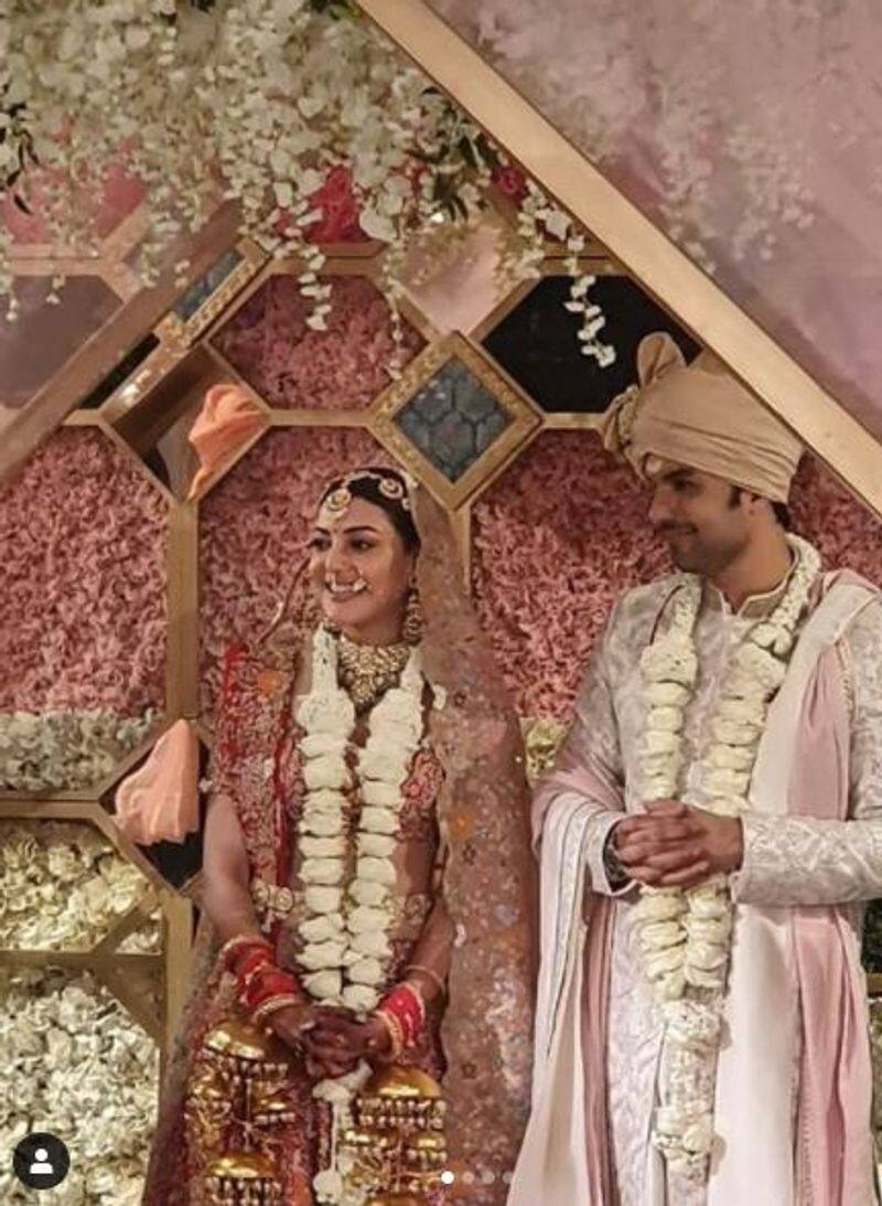 Kajal aggarwal and gautam kitchlu fairytale wedding picture vcs