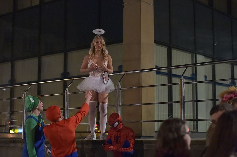 Halloween celebration during lockdown in UK