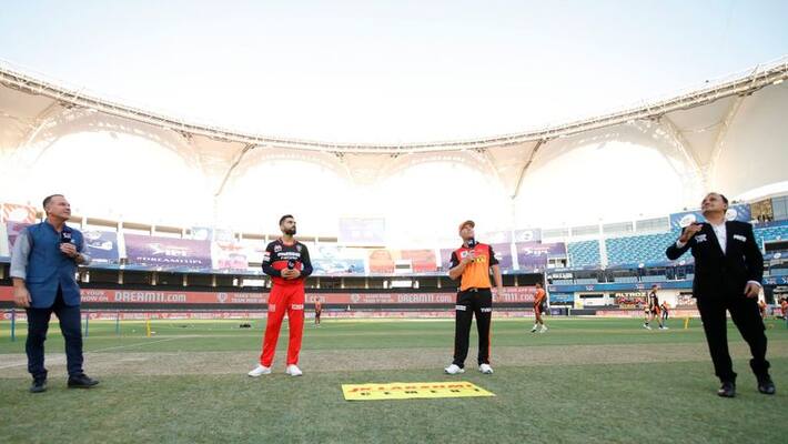 IPL 2020 Sunrisers Hyderabad opt to bowl against RCB ckm IPL 2020 Sunrisers Hyderabad opt to bowl against RCB ckm
