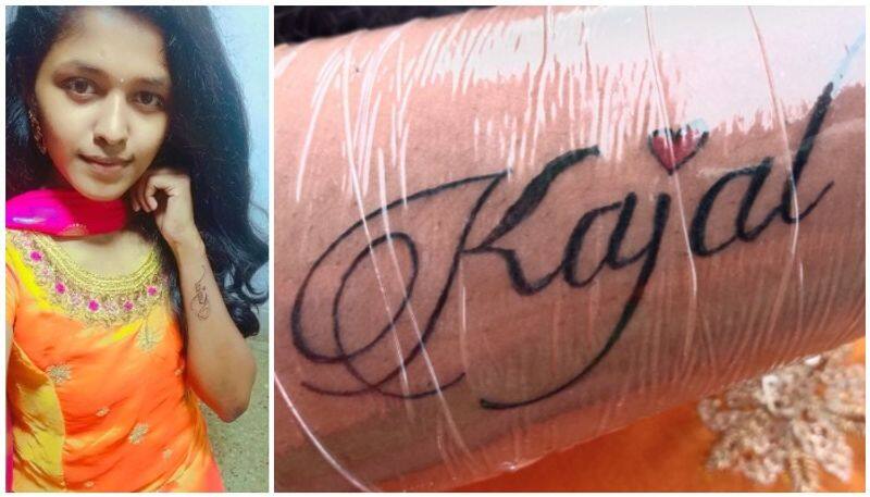 Netizen gets Kajal Agarwals name tattooed on actress marriage