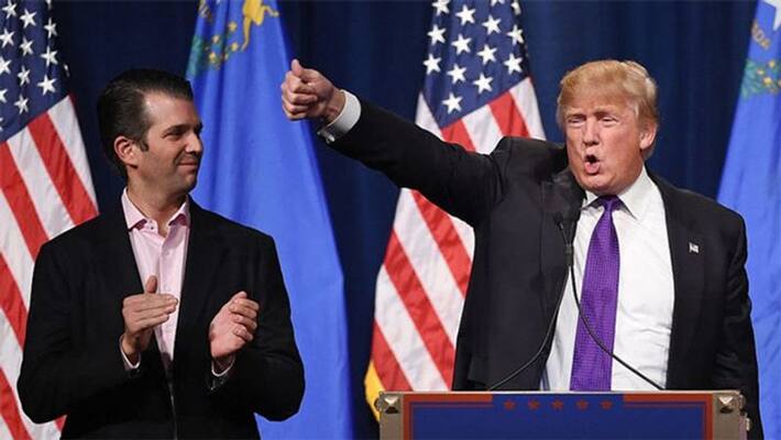 Donald Trump son posted disputed map on social media told Jammu Kashmir part of Pakistan kpl Donald Trump son posted disputed map on social media told Jammu Kashmir part of Pakistan kpl
