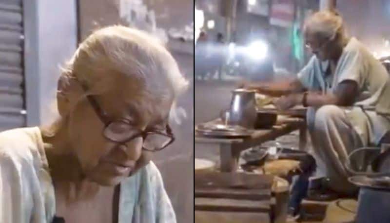 Punjab 70-year-old woman cooks food on the roadside, ekes out a living