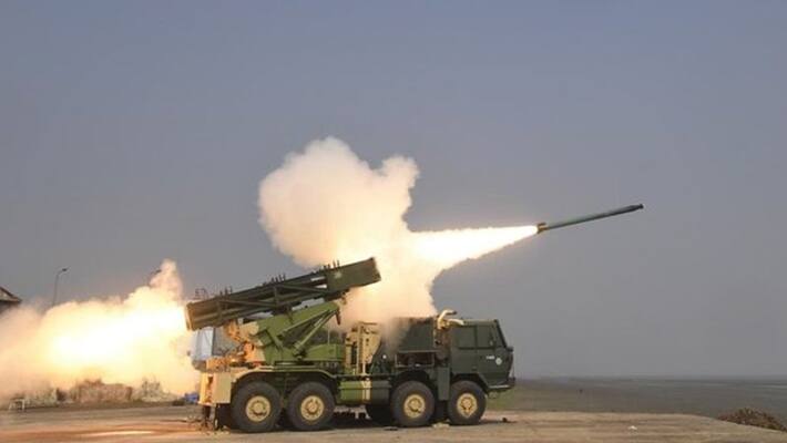 An advanced version of the DRDO developed Pinaka today successfully flight tested KPP An advanced version of the DRDO developed Pinaka today successfully flight tested KPP