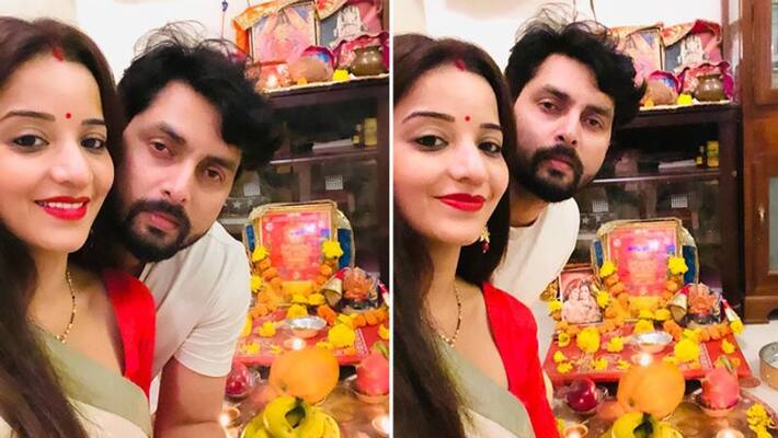 Karwa Chauth 2020 Monalisa Shared Celebration Photos With Husband vikrant Singh Rajput See pics KPY Karwa Chauth 2020 Monalisa Shared Celebration Photos With Husband vikrant Singh Rajput See pics KPY