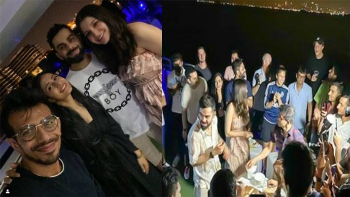 Virat Kohli Birthday : Yuzvendra chahal and dhanashree verma shared pitcture and wishes kohli dva Virat Kohli Birthday : Yuzvendra chahal and dhanashree verma shared pitcture and wishes kohli dva