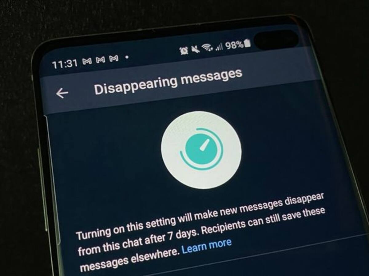 WhatsApp launching 'Disappearing Messages' feature this month