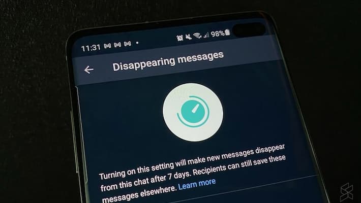WhatsApp launching Disappearing Messages and storage management feature this month WhatsApp launching Disappearing Messages and storage management feature this month