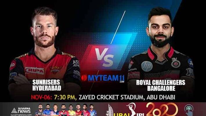 IPL 2020 Eliminator SRH VS RCB match Preview, Can Hyderabad Repeat Its Magic Against Weak Middle Ordered bangalore SRH IPL 2020 Eliminator SRH VS RCB match Preview, Can Hyderabad Repeat Its Magic Against Weak Middle Ordered bangalore SRH