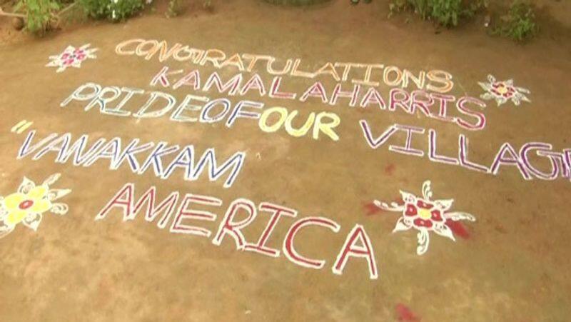 native village of US Vice President-elect Kamala Harris celebrate