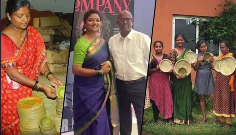 Couple who returned from America, started business of making eco-friendly plates, now earn lakhs