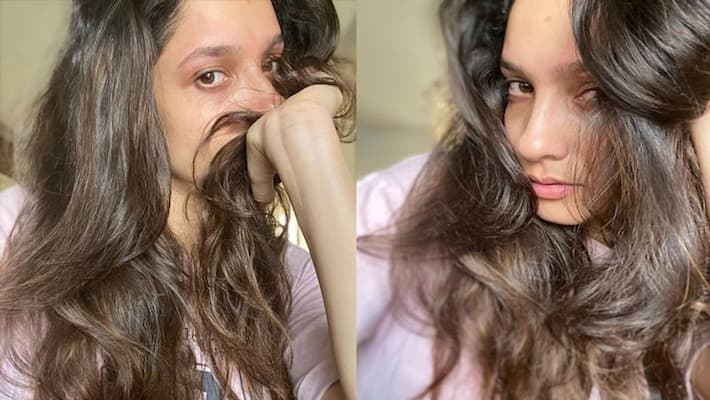 tv actress ankita lokhande wants to get her hair cut asked question to fans have a look KPJ tv actress ankita lokhande wants to get her hair cut asked question to fans have a look KPJ
