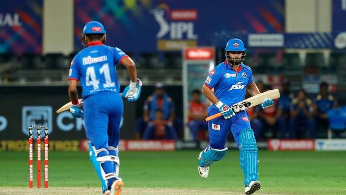 Delhi Capitals puts 157 runs target to Mumbai Indians in final of IPL 2020 spb Delhi Capitals puts 157 runs target to Mumbai Indians in final of IPL 2020 spb