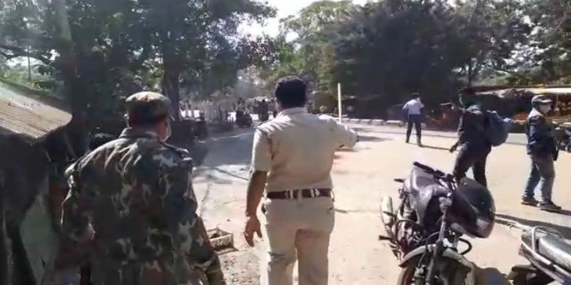 Clash between BJP supporters and police at Kharagpur ASB