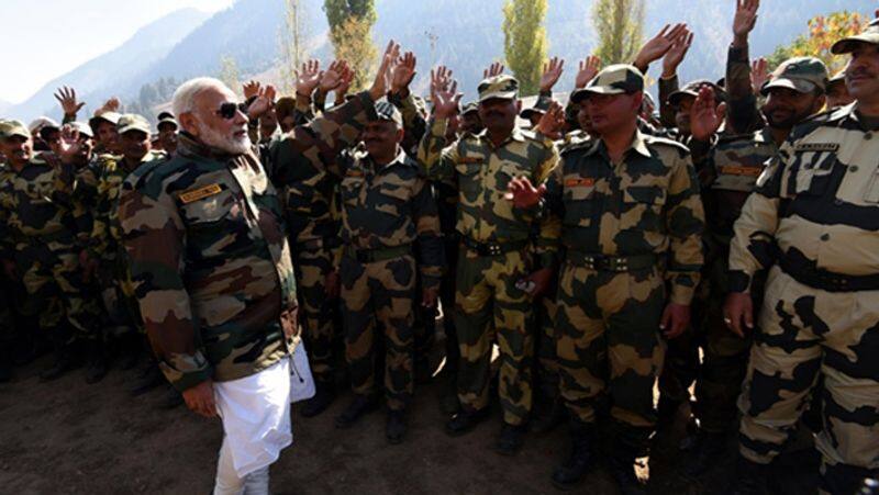 pm NarendraModi continues diwali tradition with forces to celebrate festival with jawans ksp