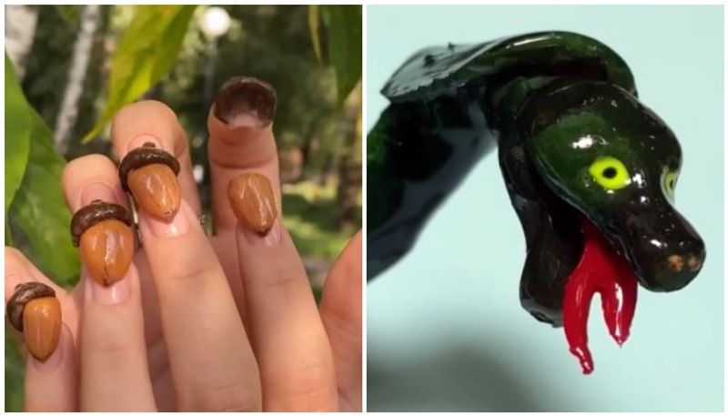 Nail salon notorious for its bizarre designs