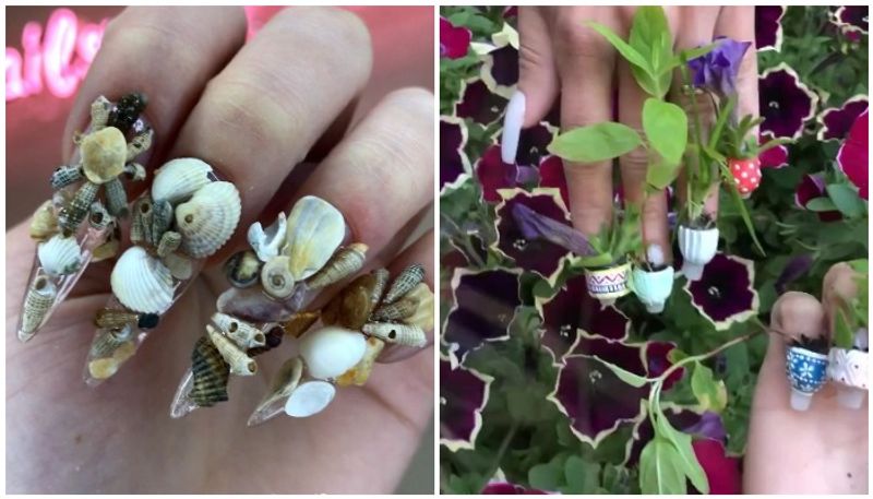 Nail salon notorious for its bizarre designs
