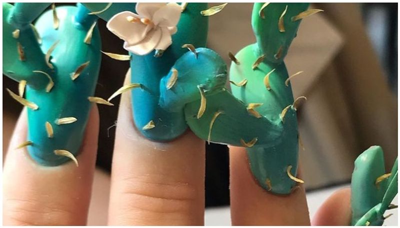 Nail salon notorious for its bizarre designs
