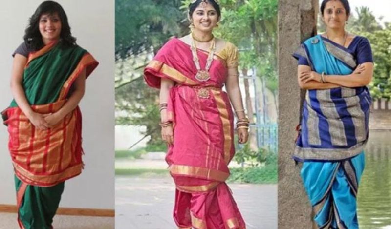 ये तस्वीर असल में जनवरी 2018 की है। इस तस्वीर को बॉलीवुड शादीज नाम की साइट पर देखा गया। इसमें कई महिलाओं को पारम्परिक तरीके से तमिल स्टाइल में साड़ी पहने दिखाया गया।
