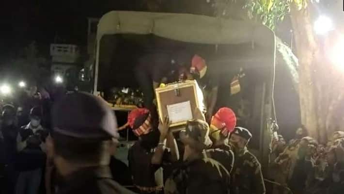 Martyred Indian soldier Subodh Ghosh s body reaches his hometown in West Bengal-dbr Martyred Indian soldier Subodh Ghosh s body reaches his hometown in West Bengal-dbr