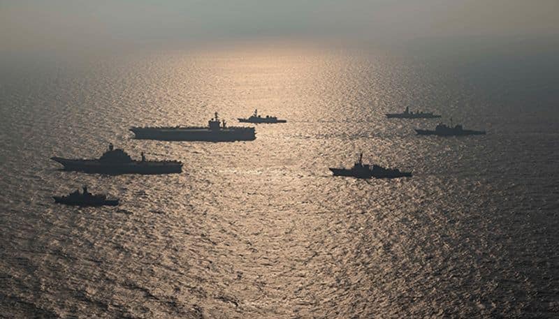 Malabar 2020 PHOTOS: 'Quad' navies flex mucles in North Arabian Sea - vpn