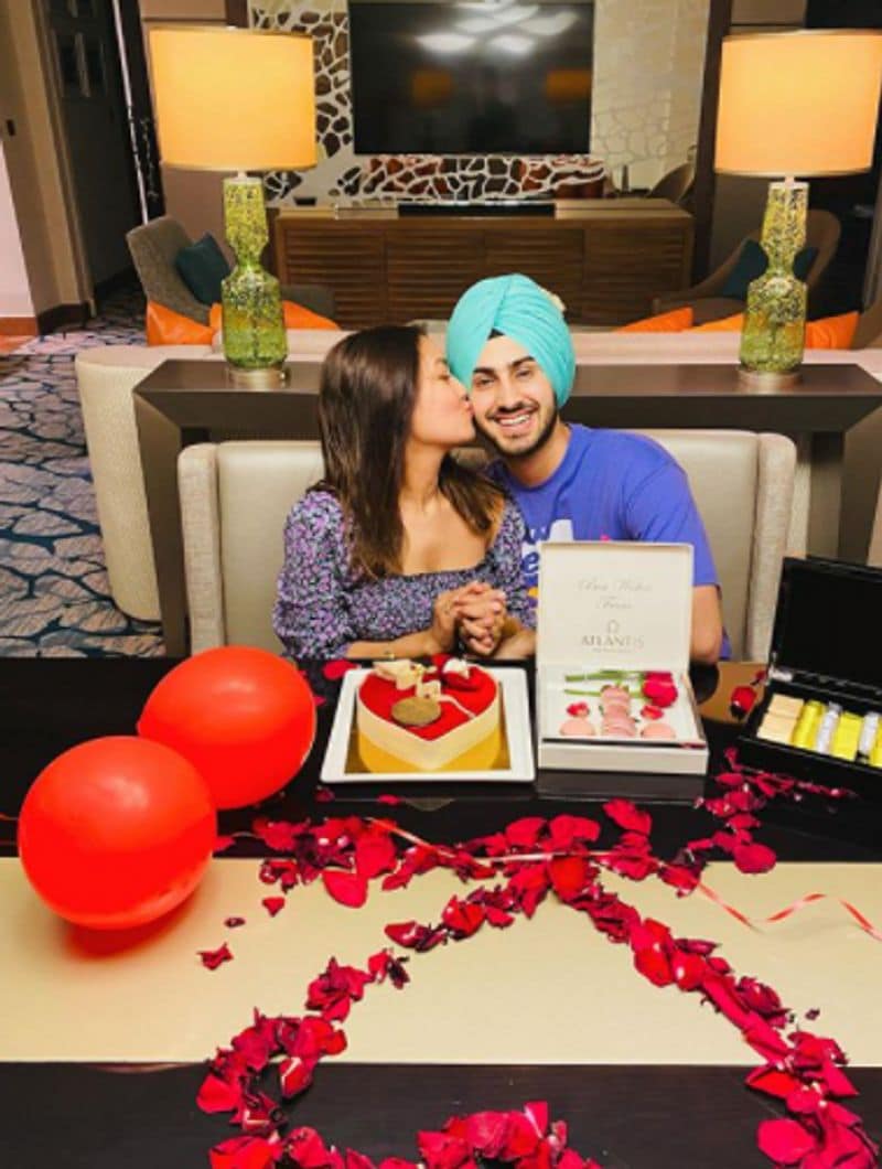 Neha Kakar and Rohanpreet Singh share their photos