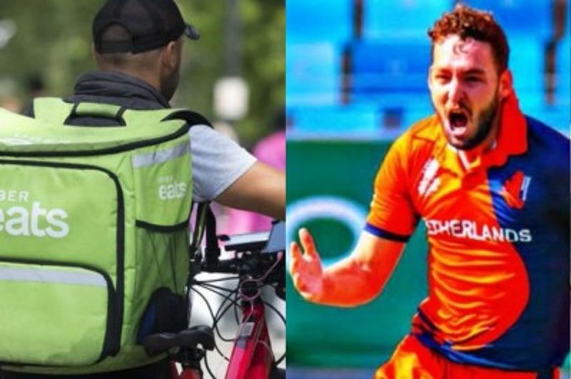 Netherland Cricketer Paul woks as Food Delivery Guy