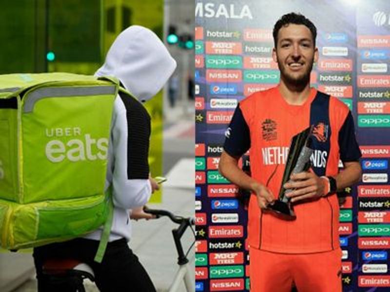 Netherland Cricketer Paul woks as Food Delivery Guy