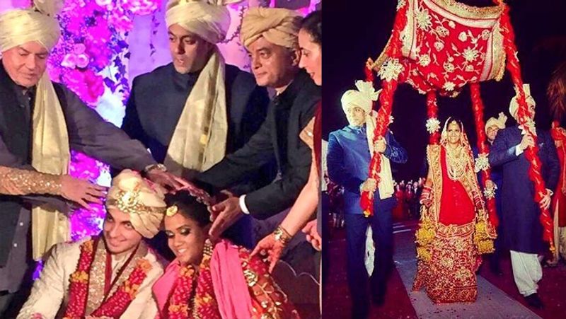 अर्पिता-आयुष की शादी का रिसेप्शन 21 नवंबर को होटल ताल लैंड्स में हुआ था। इसमें पीएम नरेंद्र मोदी, शाहरुख खान, आमिर खान, प्रियंका चोपड़ा, करन जौहर, सानिया मिर्जा, कैटरीना कैफ सहित बॉलीवुड, राजनीति और बिजनेस वर्ल्ड की कई हस्तियों ने शिरकत की थी।
